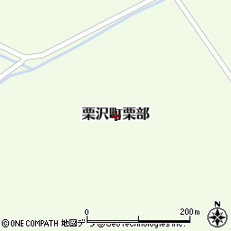 北海道岩見沢市栗沢町栗部周辺の地図
