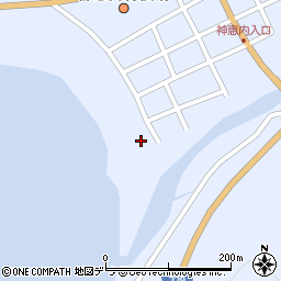 北海道古宇郡神恵内村神恵内村浜中周辺の地図