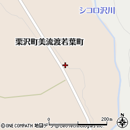 北海道岩見沢市栗沢町美流渡若葉町周辺の地図