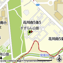花川南すずらん公園周辺の地図