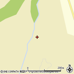 オンネベツ川周辺の地図