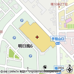 イオンスーパーセンター手稲山口店周辺の地図