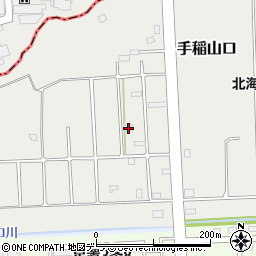 北海道札幌市手稲区手稲山口807-58周辺の地図