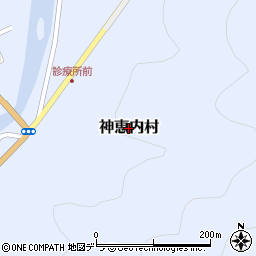 北海道神恵内村（古宇郡）神恵内村周辺の地図