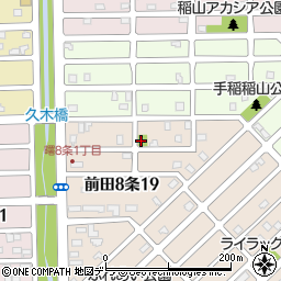 前田はぐくみ公園周辺の地図