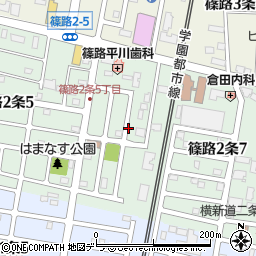 北海道札幌市北区篠路２条6丁目周辺の地図