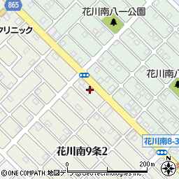 ウイズ花川店周辺の地図