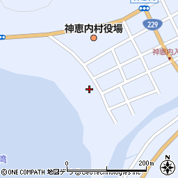 北海道古宇郡神恵内村神恵内村72周辺の地図