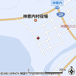 北海道古宇郡神恵内村神恵内村74周辺の地図