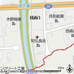 和弘食品株式会社　商品部周辺の地図