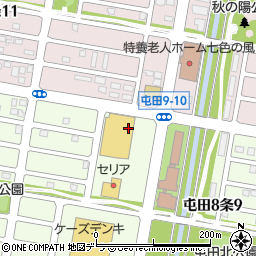 花美ホクレンショップ屯田８条店周辺の地図