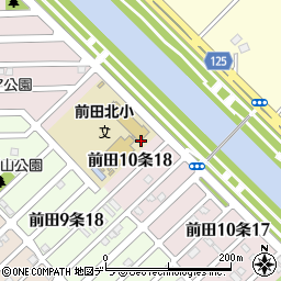 北海道札幌市手稲区前田１０条18丁目周辺の地図