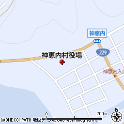北海道古宇郡神恵内村周辺の地図