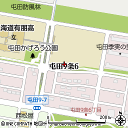 北海道札幌市北区屯田９条周辺の地図