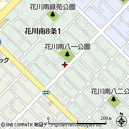 北海道石狩市花川南８条1丁目191周辺の地図