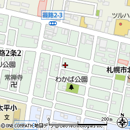 北海道札幌市北区篠路２条3丁目周辺の地図