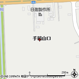 北海道札幌市手稲区手稲山口周辺の地図