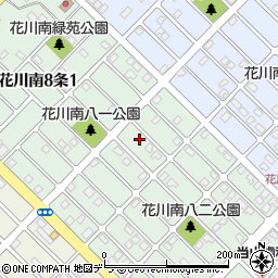 北海道石狩市花川南８条2丁目30周辺の地図