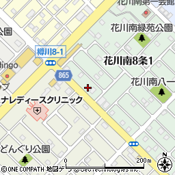 北海道石狩市花川南８条1丁目115周辺の地図