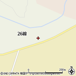 北海道釧路市阿寒町中仁々志別２６線周辺の地図
