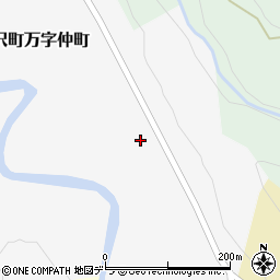 北海道岩見沢市栗沢町万字仲町129周辺の地図