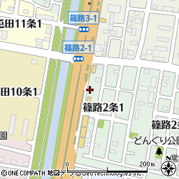 吉野家２３１号線篠路店周辺の地図