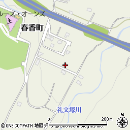 北海道小樽市春香町387-53周辺の地図