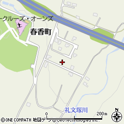 北海道小樽市春香町387-37周辺の地図