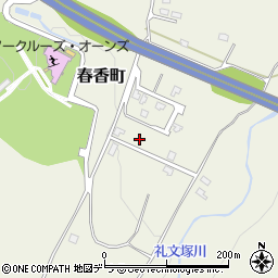 北海道小樽市春香町387-63周辺の地図