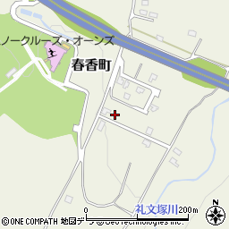 北海道小樽市春香町387-57周辺の地図