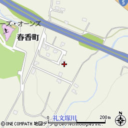 北海道小樽市春香町387-3周辺の地図