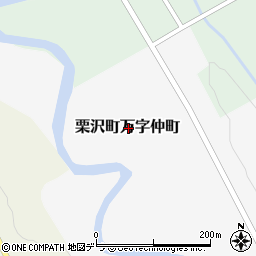 北海道岩見沢市栗沢町万字仲町周辺の地図