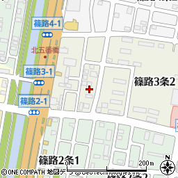 北海道札幌市北区篠路３条1丁目3周辺の地図