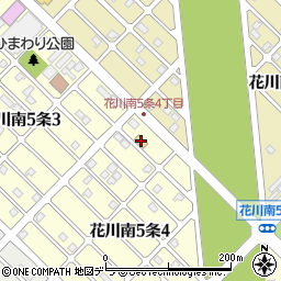 セブンイレブン石狩花川南５条店周辺の地図