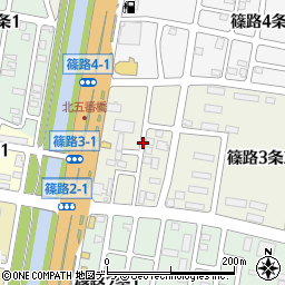 北海道札幌市北区篠路３条1丁目周辺の地図