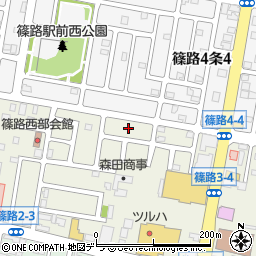 北海道札幌市北区篠路３条3丁目8周辺の地図