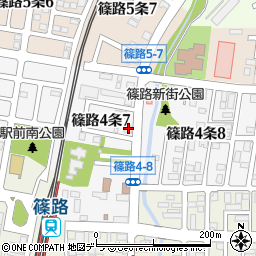 ルミエール篠路駅周辺の地図