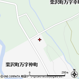 北海道岩見沢市栗沢町万字仲町91周辺の地図
