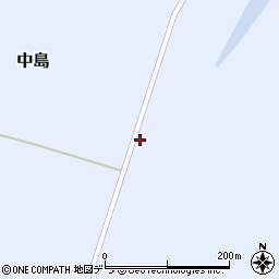 北海道江別市中島8-4周辺の地図