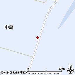 北海道江別市中島44周辺の地図
