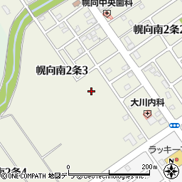 北海道岩見沢市幌向南２条周辺の地図