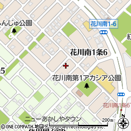 北海道石狩市花川南１条6丁目5周辺の地図