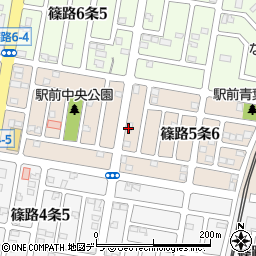北海道札幌市北区篠路５条周辺の地図