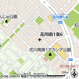 北海道石狩市花川南１条6丁目7周辺の地図