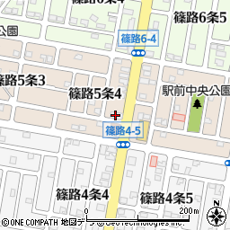 札幌中央信用組合篠路支店周辺の地図