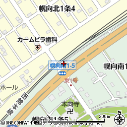 北燃商事株式会社　幌向店周辺の地図