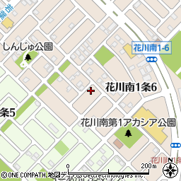 北海道石狩市花川南１条5丁目257周辺の地図