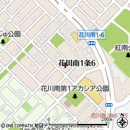 北海道石狩市花川南１条6丁目112周辺の地図