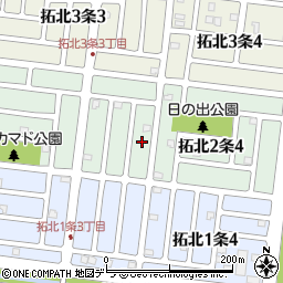 北海道札幌市北区拓北２条3丁目5周辺の地図