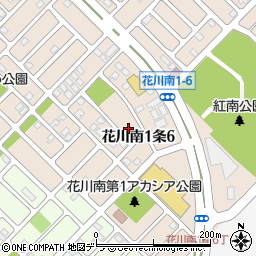 北海道石狩市花川南１条6丁目124周辺の地図